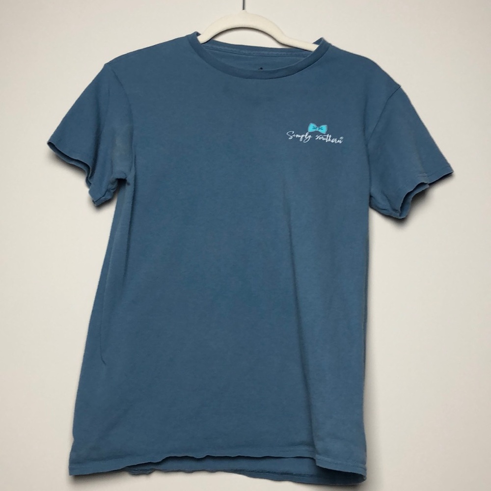 Dark blue simply southern tee
